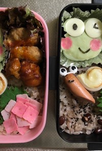 紫陽花&カエル&カタツムリ弁当
