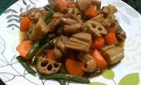 きんぴら風筑前煮