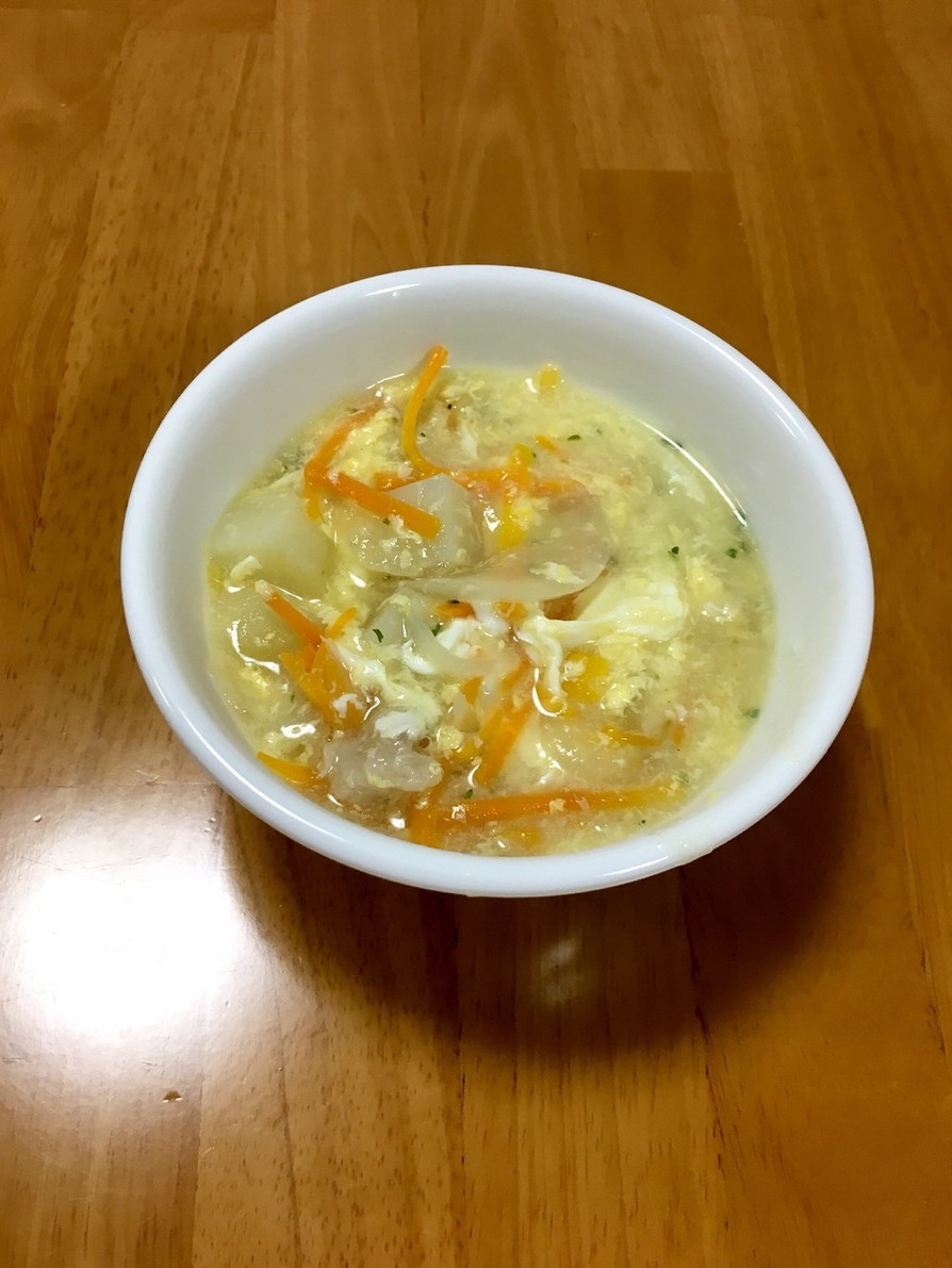 大人の給食☆中華風コーンスープの画像
