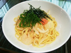 お鍋で簡単!明太子(たらこ)スパゲッティ