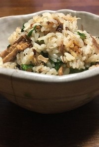 【行事食】11月文化の日鯖と春菊のご飯