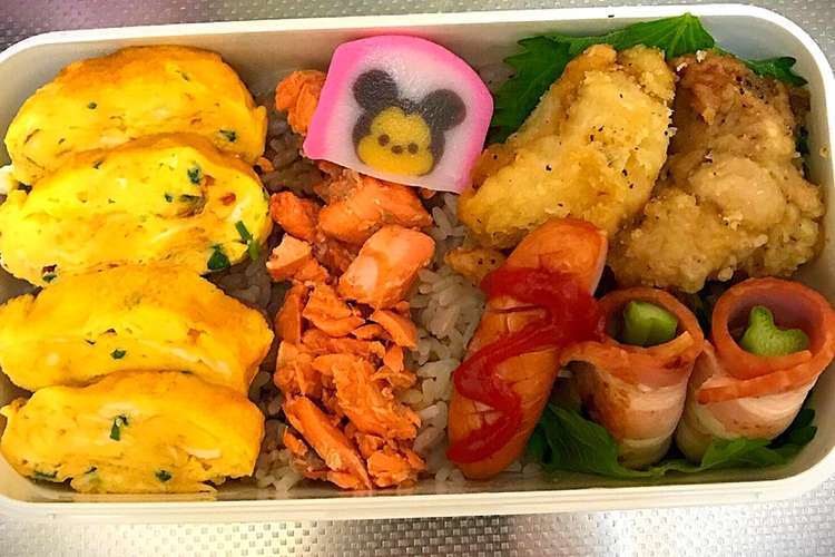 のっけ弁 旦那弁当2 レシピ 作り方 By クックgvv2fu クックパッド