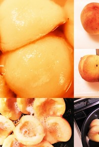 簡単美味しい桃のコンポート〜ももの缶詰〜