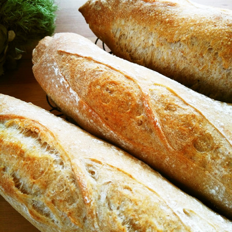 ☆冷蔵低温発酵☆全粒粉入りフランスパン
