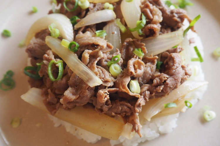 麺つゆ牛丼 レシピ 作り方 By アサムラサキ クックパッド 簡単おいしいみんなのレシピが366万品