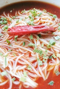 ピリ辛ぶっかけ冷製トマト素麺