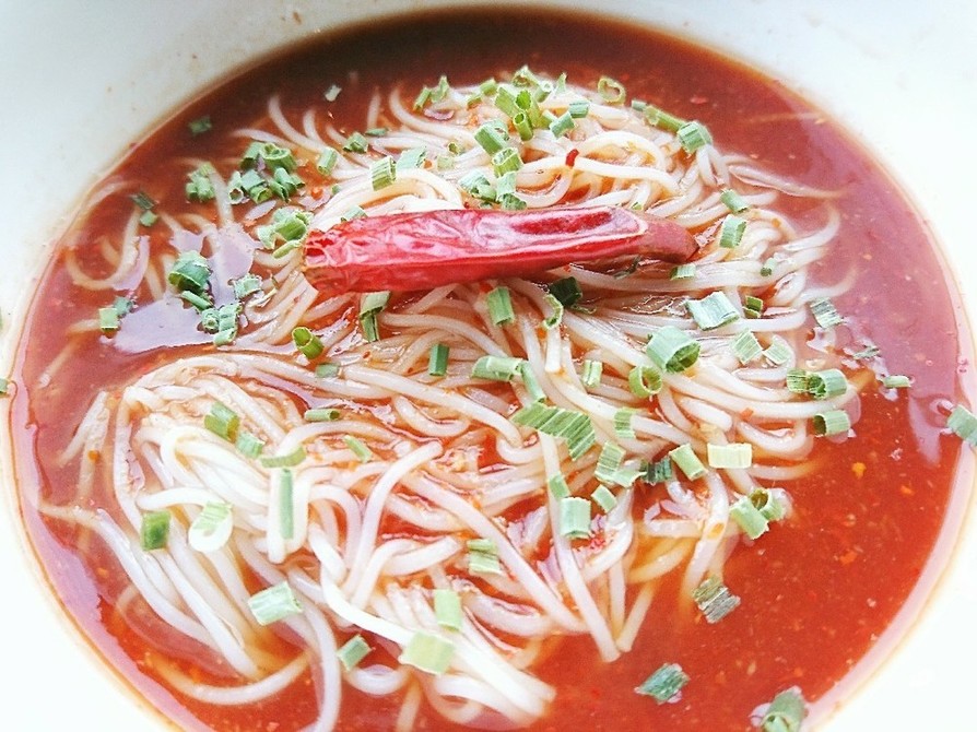 ピリ辛ぶっかけ冷製トマト素麺の画像