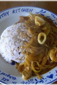 地中海カレーでお手軽シーフードカレー