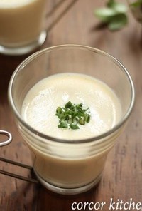 豆腐の冷製スープ・柚子胡椒味