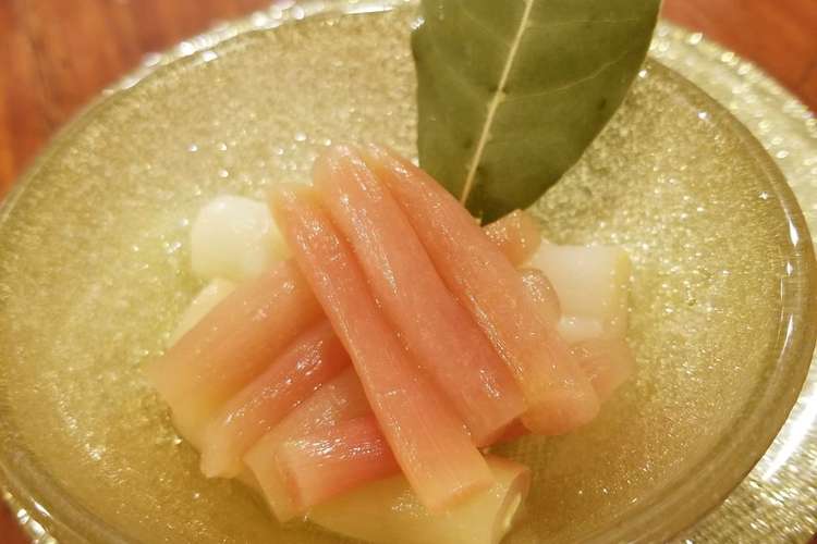 野菜ソムリエ ずいきのピクルス レシピ 作り方 By 京都府 クックパッド