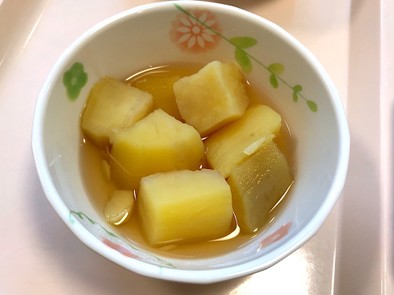 サツマイモの煮物【病院食】の写真