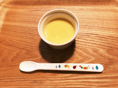 離乳食中期☆豆乳のコーンスープ☆の写真