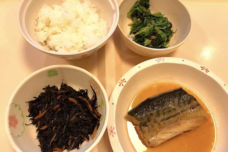 サバの煮魚 病院食 レシピ 作り方 By お料理p クックパッド