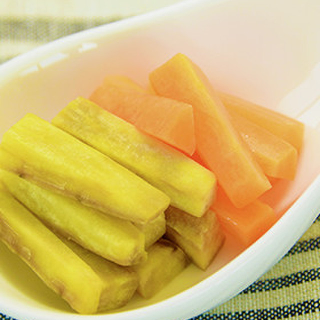 離乳食後期 サツマイモのレンジ蒸し レシピ 作り方 By ヒガマツ大学食育学部 クックパッド 簡単おいしいみんなのレシピが360万品