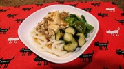 夏の麻婆うどんの写真