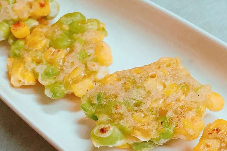 簡単 コーンと枝豆のおやき レシピ 作り方 By かっちゃん杉 クックパッド 簡単おいしいみんなのレシピが361万品