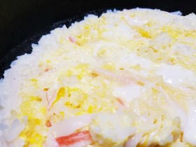 <前回の続き>簡単!蟹の雑炊