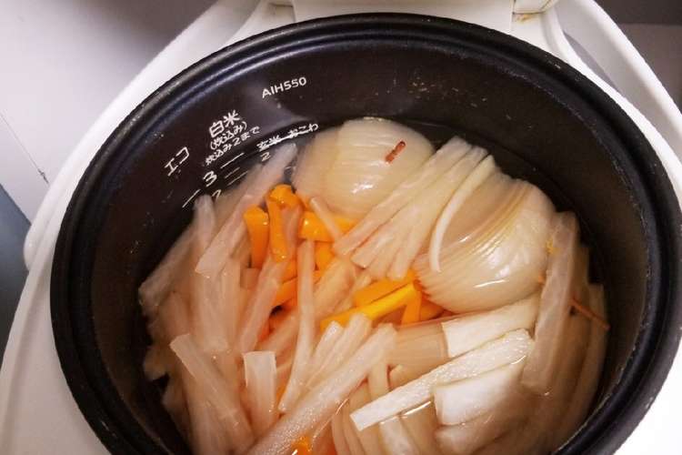 炊飯器で離乳食野菜 レシピ 作り方 By Yukky1130 クックパッド 簡単おいしいみんなのレシピが360万品