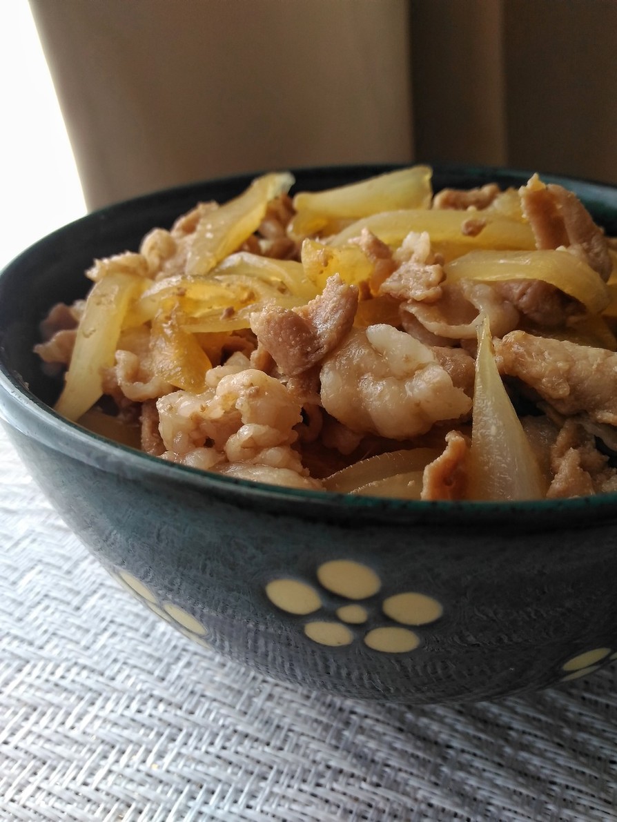 吉野家風豚丼の画像