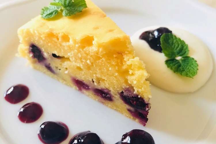 簡単ブルーベリーチーズケーキ レシピ 作り方 By Kurumi521 クックパッド