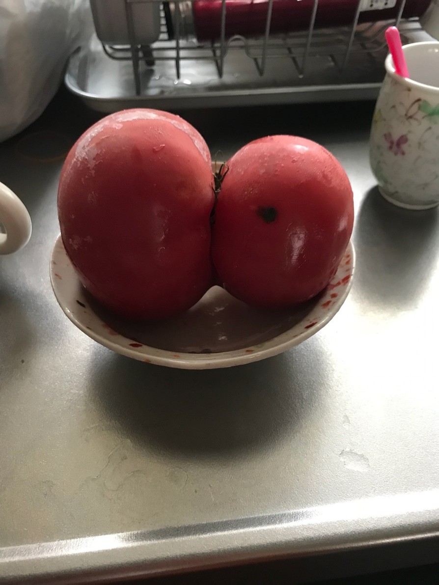 冷凍トマト☆透明ジュースの画像