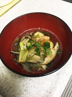 お豆腐白玉だんご汁