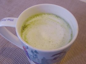 ほっと♪抹茶ラテ~受験勉強の合間に!