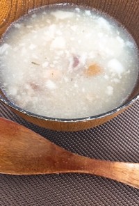 もち米入り参鶏湯風〜美肌に豚足スープ