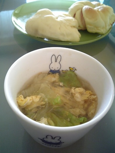 我が家の朝のカップスープ～中華編～の写真