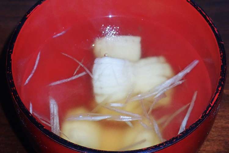 鱧の湯引き おとし とお吸い物 レシピ 作り方 By 父さんの料理 クックパッド 簡単おいしいみんなのレシピが364万品