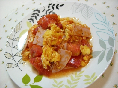 ふんわり卵とトマトのケチャップ炒め♫の写真
