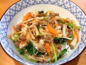 懐かし、優しい味♪ 給食のビビンバ丼☆