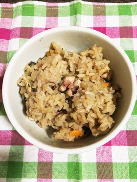 もち米入りの たこ飯