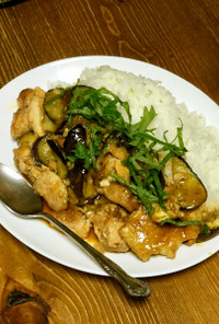 雑な男料理：鶏肉の豆板醤＆味噌炒め！！