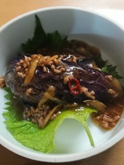 あんかけ茄子の写真