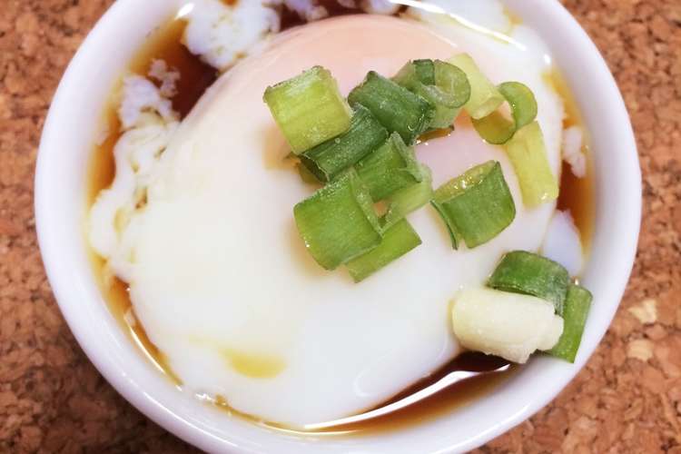 ポン酢でさっぱり温泉卵 レシピ 作り方 By せ け クックパッド 簡単おいしいみんなのレシピが371万品