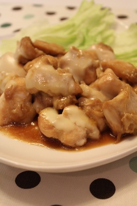 鶏ムネ肉の照り焼きチーズ