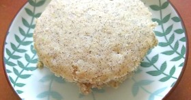 朝ごはんに米粉蒸しパン,きなこ味