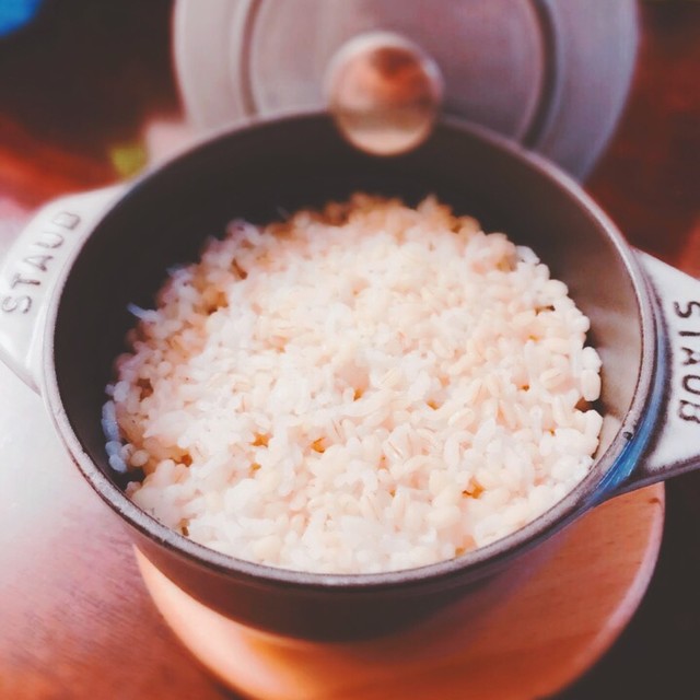 鍋炊き もち麦5割のごはん レシピ 作り方 By ゆうcafe クックパッド