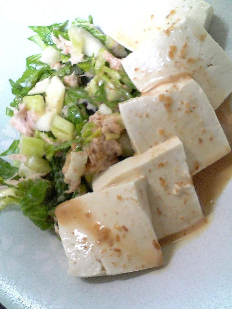 豆腐サラダの画像