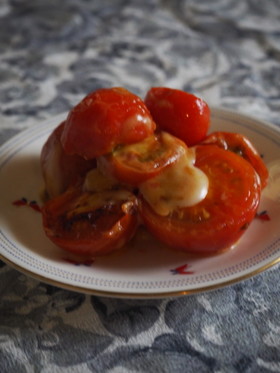 プチトマトのチーズ焼き