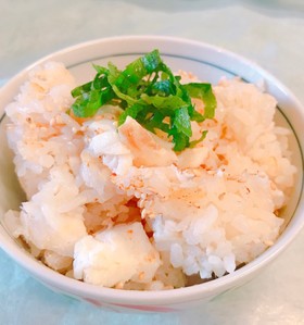 残った刺身で!簡単な鯛めし