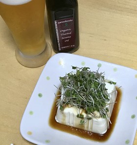 3分で一品♩ 隠しごま油の冷奴