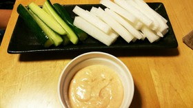野菜スティック 手抜きディップ