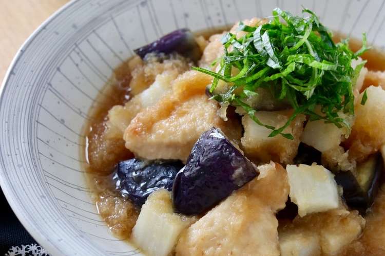 鶏むね肉と茄子と長芋のみぞれ煮 レシピ 作り方 By のりまきたまご クックパッド 簡単おいしいみんなのレシピが357万品