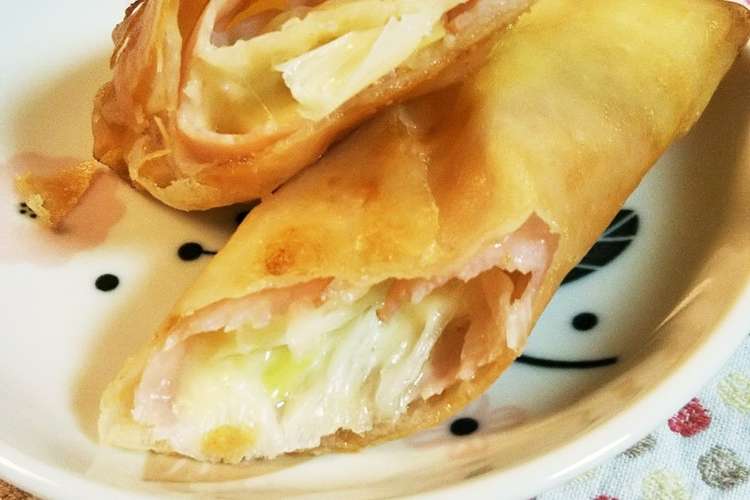 ハムとネギとチーズで簡単春巻き レシピ 作り方 By Sunlight クックパッド