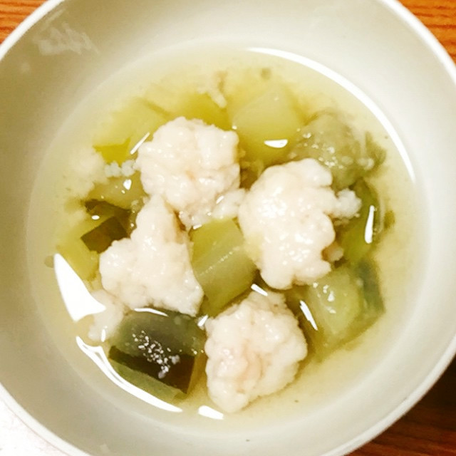 ふわふわえび団子スープ(9～11ヵ月)の画像