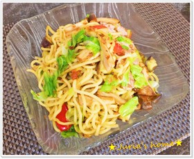 夏★食欲Up❣さっぱり梅塩焼きそば
