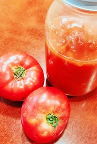 生トマトで作る♫自家製トマトピューレ
