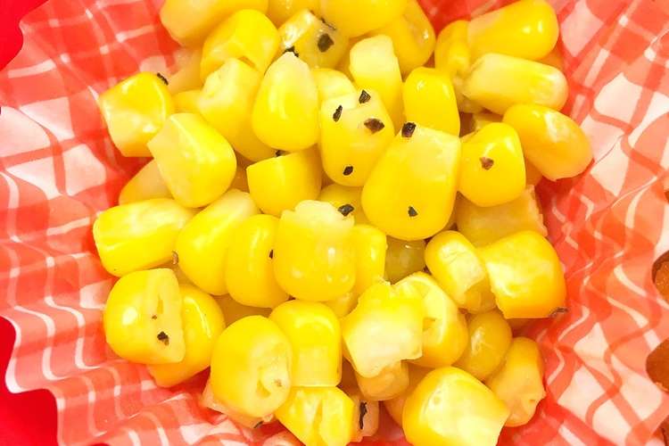 2分でお弁当おかず コーンバター レシピ 作り方 By ステルトミチル クックパッド